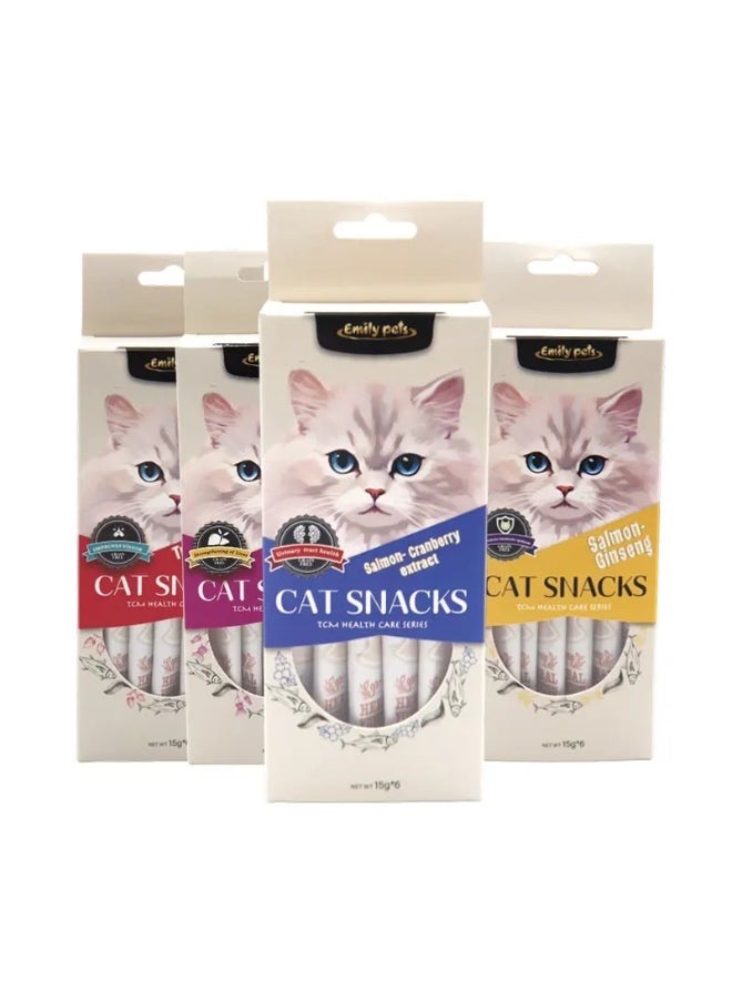 إيميلي بيتس وجبة سائلة للقطط بنكهة التونة وخلاصة التوت البري 6 × 15 غرام - Image 2